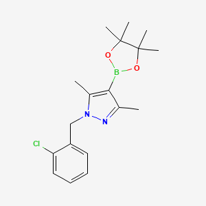 1-(2-Chlorobenzyl)-3,5-dimethyl-4-(4,4,5,5-tetramethyl-[1,3,2]dioxaborolan-2-yl)-1H-pyrazole