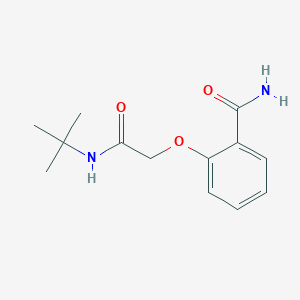 molecular formula C13H18N2O3 B14896523 2-(2-(Tert-butylamino)-2-oxoethoxy)benzamide 