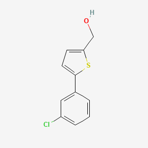 molecular formula C11H9ClOS B1489667 [5-(3-Chlorophenyl)-thiophen-2-yl]-methanol CAS No. 2015585-89-2