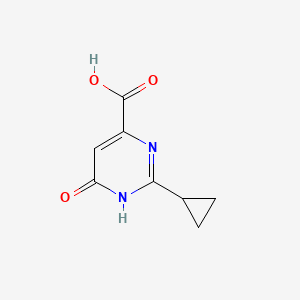 2-Cyclopropyl-6-hydroxypyrimidine-4-carboxylic acid
