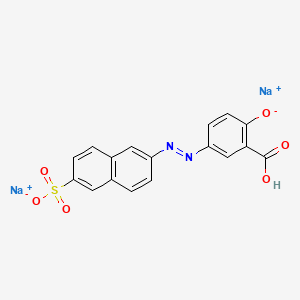 molecular formula C17H10N2Na2O6S B1489688 Chrome Yellow D CAS No. 6054-97-3