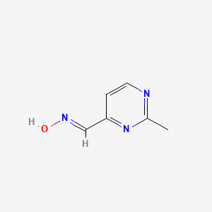 molecular formula C6H7N3O B1489689 2-甲基嘧啶-4-甲醛肟 CAS No. 28840-37-1