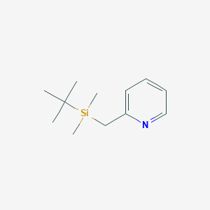 molecular formula C12H21NSi B148971 2-(tert-Butyldimethylsilylmethyl)pyridine CAS No. 129750-61-4