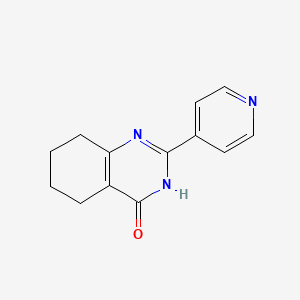 molecular formula C13H13N3O B1489716 2-(Pyridin-4-yl)-5,6,7,8-tetrahydroquinazolin-4-ol CAS No. 204394-48-9