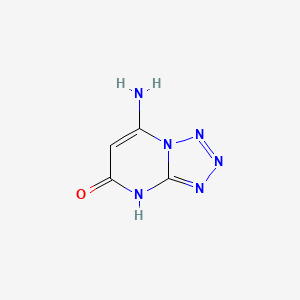 molecular formula C4H4N6O B1489719 7-Aminotetrazolo[1,5-a]pyrimidin-5-ol CAS No. 1451362-64-3