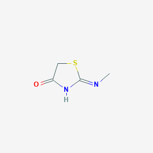 4(5H)-Thiazolone, 2-(methylamino)-