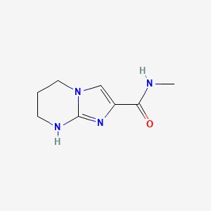 molecular formula C8H12N4O B1489727 N-Methyl-5,6,7,8-tetrahydroimidazo[1,2-a]pyrimidine-2-carboxamide CAS No. 1353505-12-0
