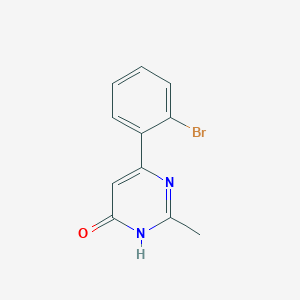 6-(2-Bromophenyl)-2-methylpyrimidin-4-ol