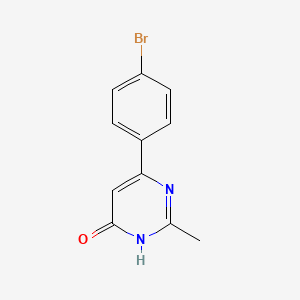 6-(4-Bromophenyl)-2-methylpyrimidin-4-ol