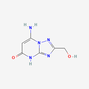 7-Amino-2-(hydroxymethyl)[1,2,4]triazolo[1,5-a]pyrimidin-5(4H)-one
