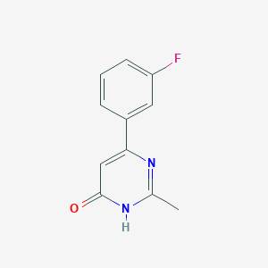 6-(3-Fluorophenyl)-2-methylpyrimidin-4-ol