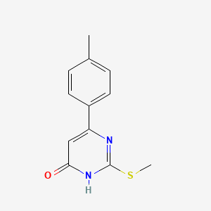 2-(methylthio)-6-(p-tolyl)pyrimidin-4(3H)-one