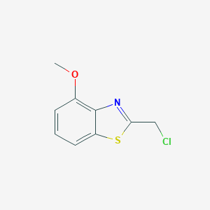 molecular formula C9H8ClNOS B148974 2-(Chloromethyl)-4-methoxy-1,3-benzothiazole CAS No. 131105-82-3
