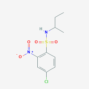 molecular formula C10H13ClN2O4S B14897408 n-(Sec-butyl)-4-chloro-2-nitrobenzenesulfonamide 
