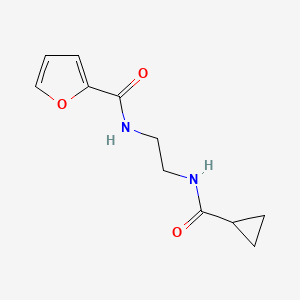 molecular formula C11H14N2O3 B14897460 n-(2-(Cyclopropanecarboxamido)ethyl)furan-2-carboxamide 