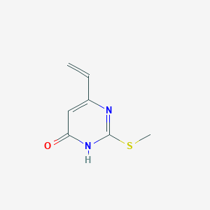 2-(methylthio)-6-vinylpyrimidin-4(3H)-one