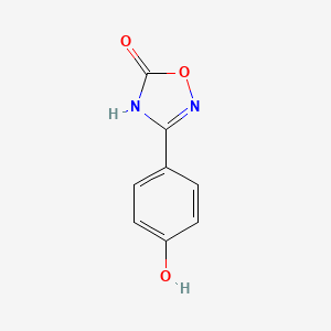 molecular formula C8H6N2O3 B1489755 3-(4-Hydroxyphenyl)-1,2,4-oxadiazol-5-ol CAS No. 1342289-56-8