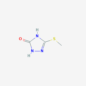 5-Methylsulfanyl-1,2-dihydro-[1,2,4]triazol-3-one