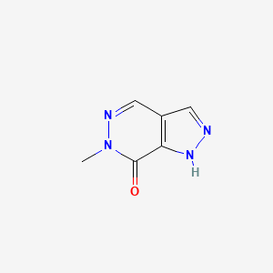 6-methyl-1H-pyrazolo[3,4-d]pyridazin-7-one