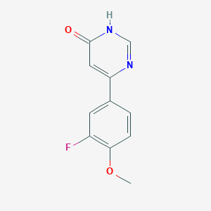 6-(3-Fluoro-4-methoxyphenyl)pyrimidin-4-ol