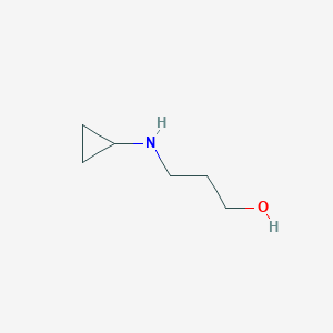molecular formula C6H13NO B1489765 3-(Cyclopropylamino)propan-1-ol CAS No. 1211444-25-5