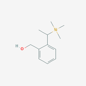 molecular formula C12H20OSi B148977 (2-(1-(Trimethylsilyl)ethyl)phenyl)methanol CAS No. 139577-13-2
