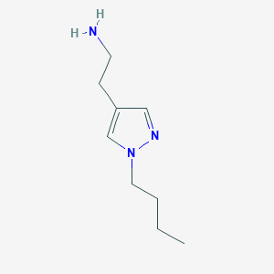 molecular formula C9H17N3 B1489777 2-(1-butyl-1H-pyrazol-4-yl)ethan-1-amine CAS No. 1341188-48-4