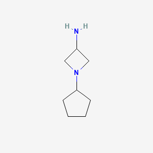 B1489786 1-Cyclopentylazetidin-3-amine CAS No. 1341294-86-7