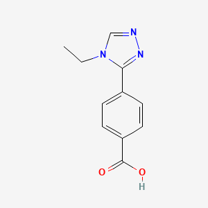 4-(4-ethyl-4H-1,2,4-triazol-3-yl)benzoic acid