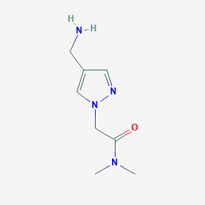 2-[4-(aminomethyl)-1H-pyrazol-1-yl]-N,N-dimethylacetamide