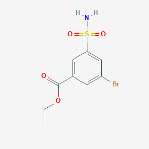 Ethyl 3-bromo-5-sulfamoylbenzoate
