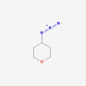 molecular formula C5H9N3O B1489814 4-Azidooxane CAS No. 1280726-10-4