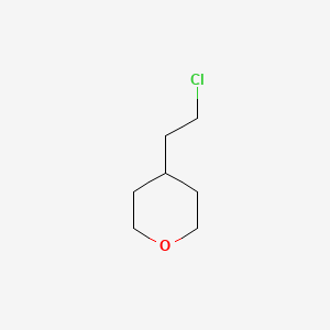 molecular formula C7H13ClO B1489815 4-(2-Chloroethyl)oxane CAS No. 4677-19-4