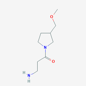3-Amino-1-[3-(methoxymethyl)pyrrolidin-1-yl]propan-1-one