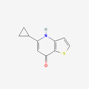 molecular formula C10H9NOS B1489844 5-cyclopropyl-4H-thieno[3,2-b]pyridin-7-one CAS No. 1518430-71-1