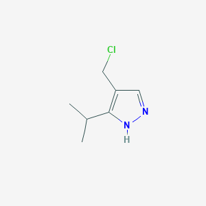 4-(chloromethyl)-3-isopropyl-1H-pyrazole