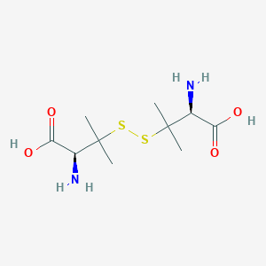 molecular formula C₁₀H₂₀N₂O₄S₂ B148985 D-Penicillamine disulfide CAS No. 20902-45-8