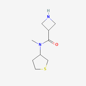 N-methyl-N-(thiolan-3-yl)azetidine-3-carboxamide