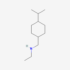 molecular formula C12H25N B1489857 Ethyl({[4-(propan-2-yl)cyclohexyl]methyl})amine CAS No. 1496718-23-0