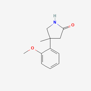 4-(2-Methoxyphenyl)-4-methylpyrrolidin-2-one