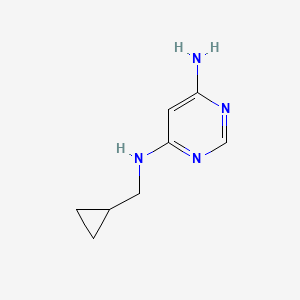 4-N-(cyclopropylmethyl)pyrimidine-4,6-diamine