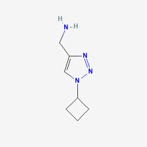 (1-cyclobutyl-1H-1,2,3-triazol-4-yl)methanamine