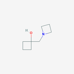 1-[(Azetidin-1-yl)methyl]cyclobutan-1-ol