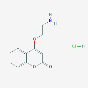 4-(2-aminoethoxy)-2H-chromen-2-one hydrochloride