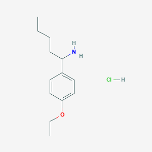 1-(4-Ethoxyphenyl)pentan-1-amine hydrochloride