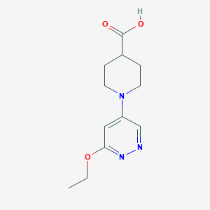 1-(6-Ethoxypyridazin-4-yl)piperidine-4-carboxylic acid