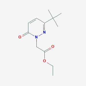 ethyl 2-(3-(tert-butyl)-6-oxopyridazin-1(6H)-yl)acetate
