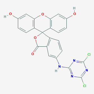 molecular formula C23H12Cl2N4O5 B148997 5-DTAF CAS No. 51306-35-5