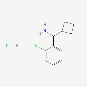 (2-Chlorophenyl)(cyclobutyl)methanamine hydrochloride