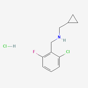 N-(2-chloro-6-fluorobenzyl)-1-cyclopropylmethanamine hydrochloride